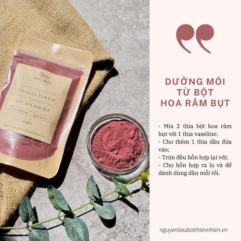 Bột Hoa Râm Bụt
