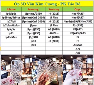 ốp kim cương iphone 6/iphone6 plus/ iphone7/iphone7 plus/ iphone8/8plus / iphone X/ Xs max