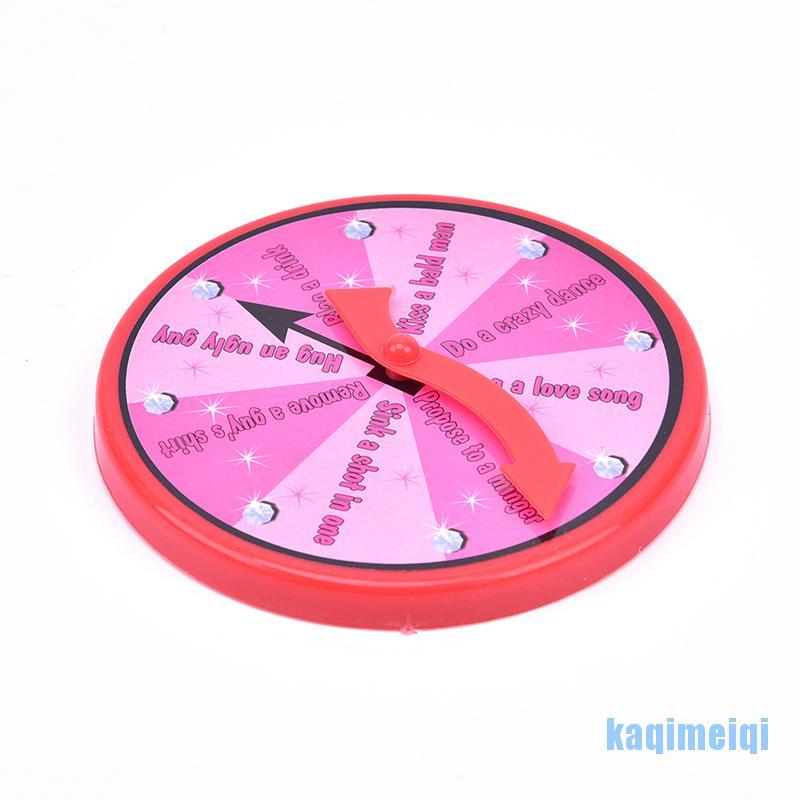 [KQ]  Funny Spinner Turntable Toy Truth Dare  Drinking Bar Game Roulette Toys  QN