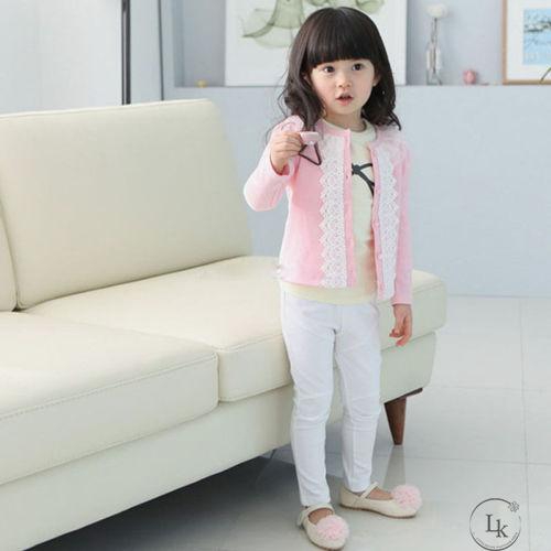 Áo Khoác Cardigan Giữ Ấm Cho Bé Gái