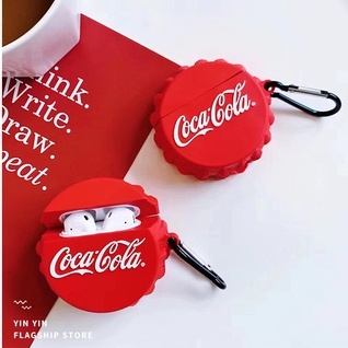 Vỏ Bảo Vệ Hộp Sạc Tai Nghe compatible AirPods3 Pro Apple compatible AirPods3 Pro Hình Nắp Chai Coca-Cola Năm 2021 Bằng TPU