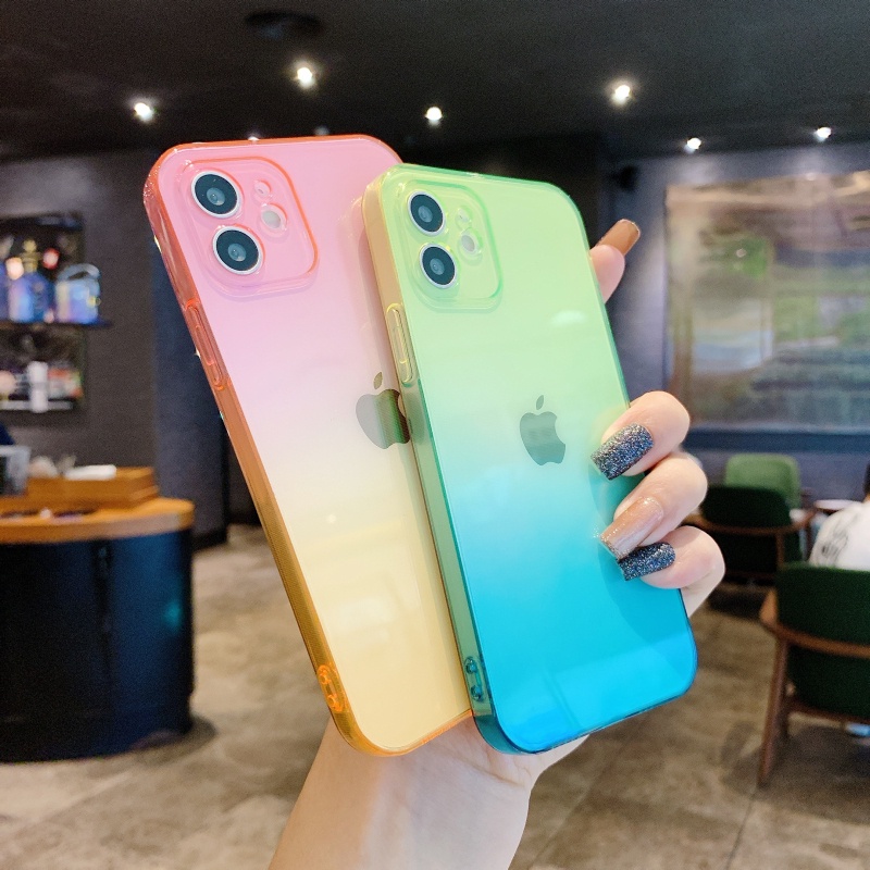Ốp Iphone 11 Vỏ Điện Thoại Di Động Silicon Vỏ Mềm Cho 6 6p 6s 6sp Se2020 7 7p 8 8p X Xr Xsmax 11promax 12mini Gradient Trường Hợp | BigBuy360 - bigbuy360.vn