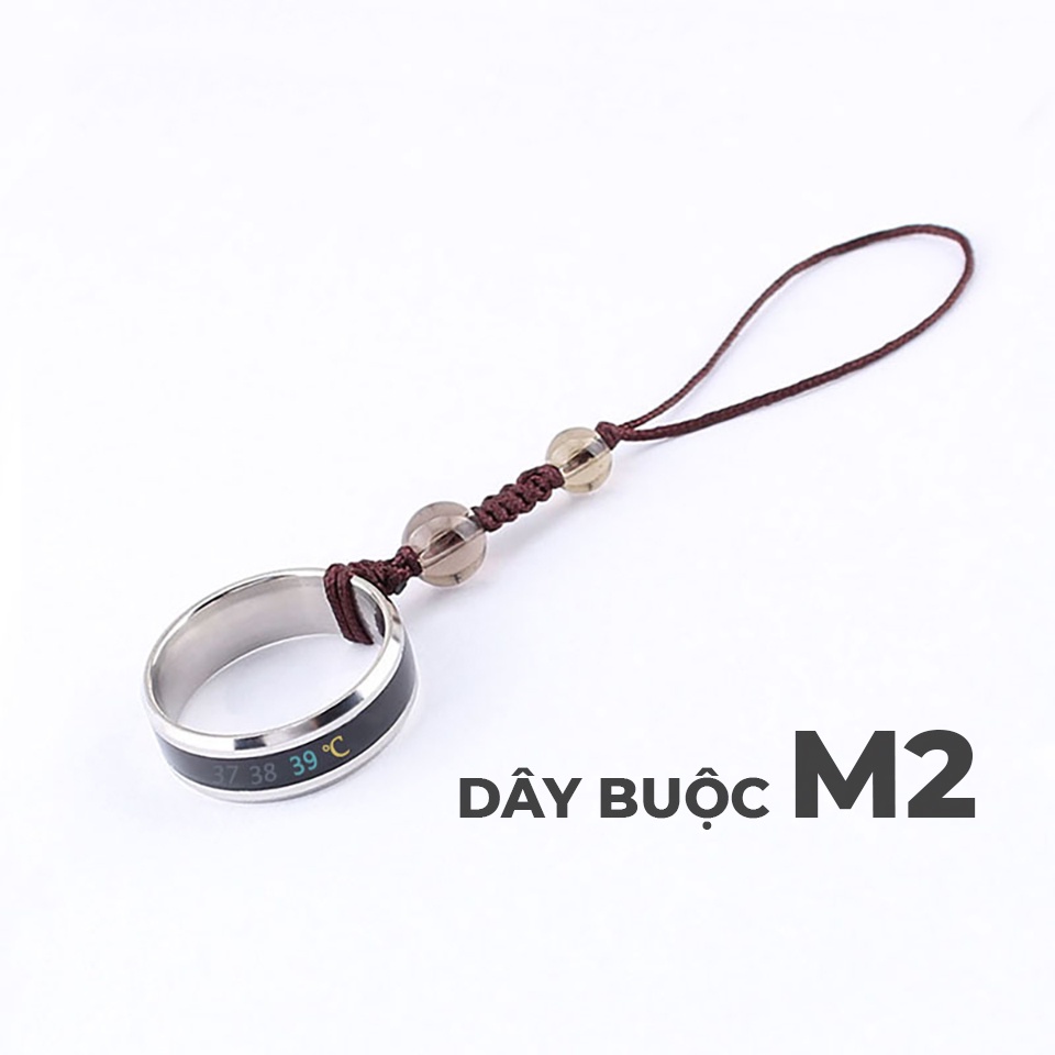 ✅ Dây Buộc Điện Thoại, Usb, Chìa Khóa Có Nhẫn Đeo Tay Thông Minh Cảm Biến Đo Nhiệt Độ