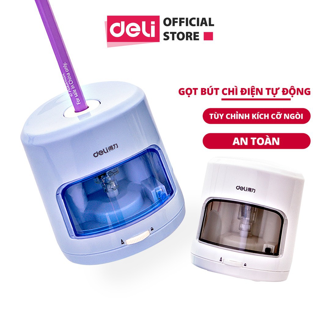 Gọt bút chì điện tự động Deli - 1 chiếc - 502