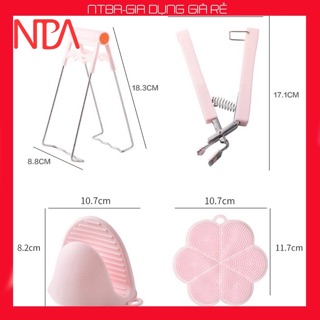 SÉT 4 DỤNG CỤ GẮP ĐỒ NÓNG THỨC ĂN