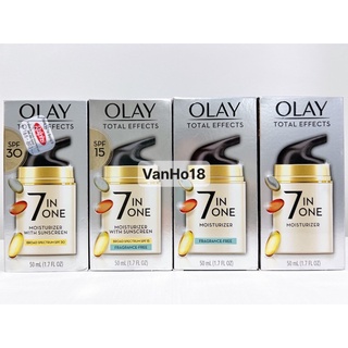 [Mã COSBAUH3 giảm 8% đơn 300K] USA - Kem dưỡng da chống lão hoá Olay Total Effects 7 in 1 Moisturizer