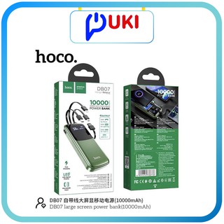 Pin Sạc Dự Phòng 10000mah Hoco DB07 Tích Hợp 3 Cáp Sạc Micro/Lightning/Type-C - Bảo Hành 6 Tháng