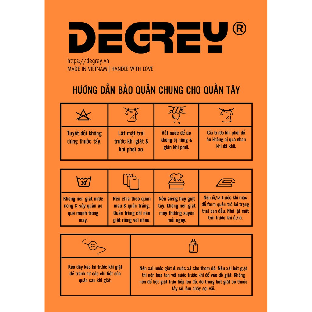 [Mã SKAMA06 giảm 8% TỐI ĐA 50K đơn250K] Quần Degrey Pant - DP | BigBuy360 - bigbuy360.vn