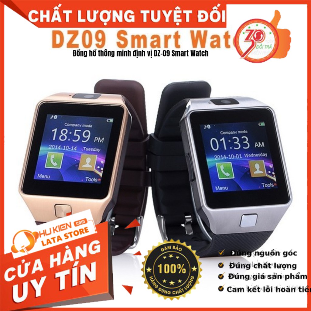 Đồng hồ thông minh định vị DZ-09 Smart Watch - Quà tặng ý nghĩa