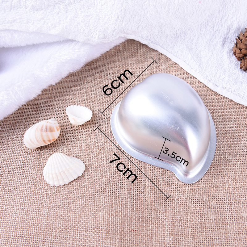 ♥Bộ Khuôn Kim Loại Tự Làm Bánh Kem / Bom Tắm Hình Quả Đào