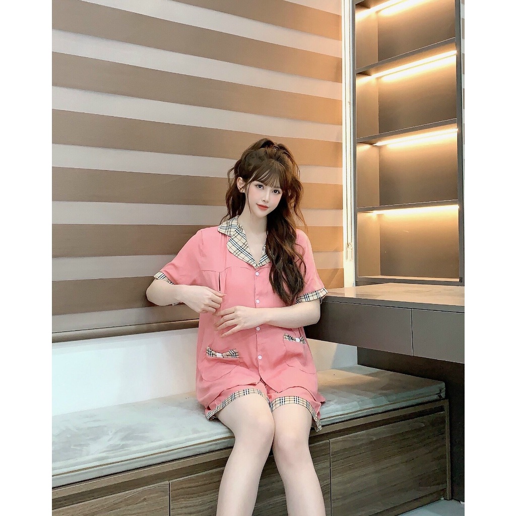 Bộ đồ bầu ngắn tay thời trang thiết kế M503 vải đũi hàn freesize