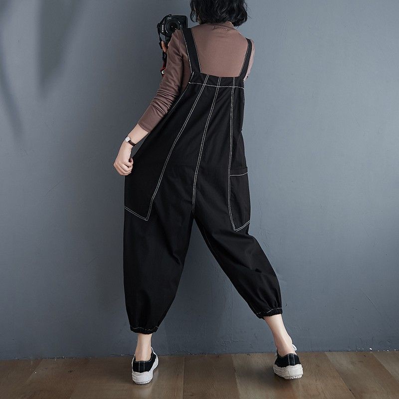 [ORDER] -Có ảnh thật) Quần yếm nữ denim màu bo ống cá tính (size M-XXL fit đến 80kg) - Có ảnh thật | BigBuy360 - bigbuy360.vn