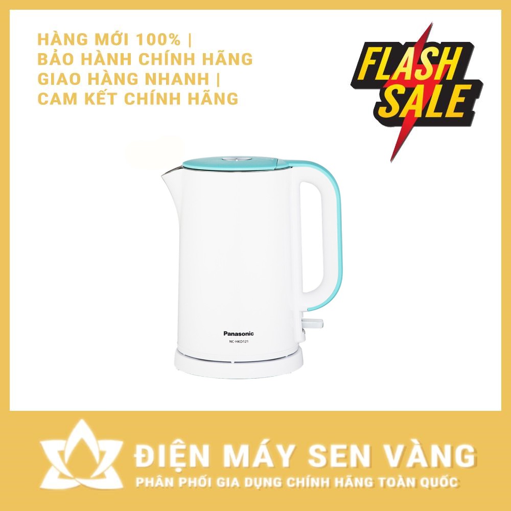 BÌNH ĐUN SIÊU TỐC PANASONIC PAAD-NC-HKD121WRA 1.2L 2200W - 2 LỚP CÁCH NHIỆT - THANG HIỂN THỊ MỰC NƯỚC (Màu trắng)