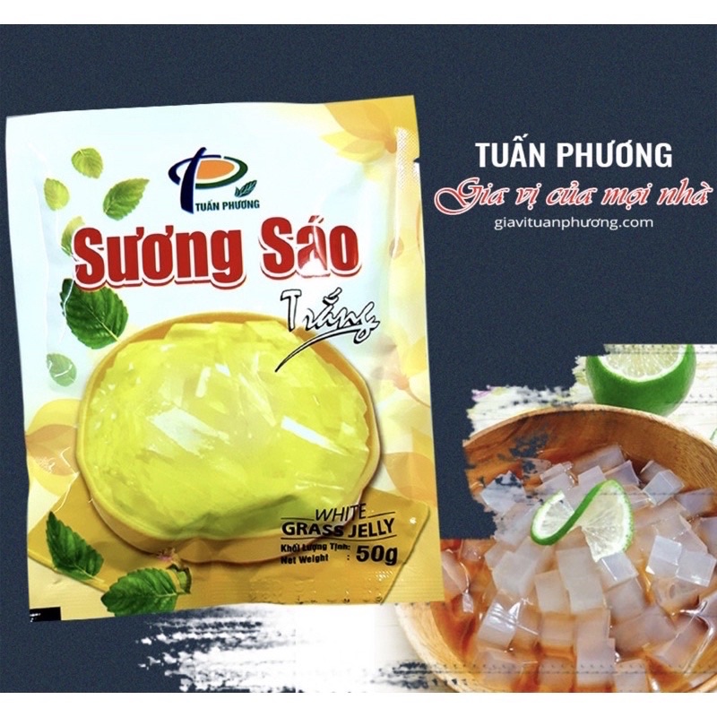 Bột sương sáo làm thạch Tuấn Phương