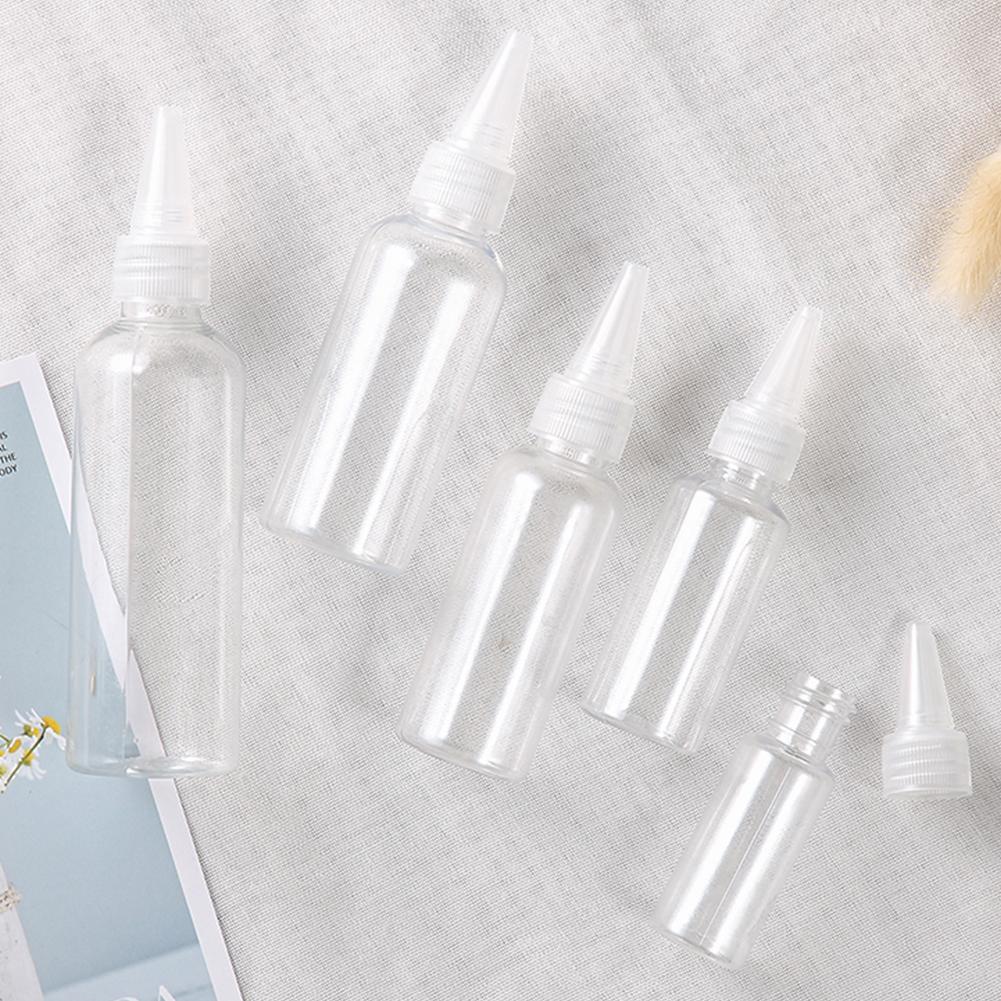 Bộ 10 chai silicon rỗng dùng chiết dầu gội gel tiện lợi cho du lịch D3T1