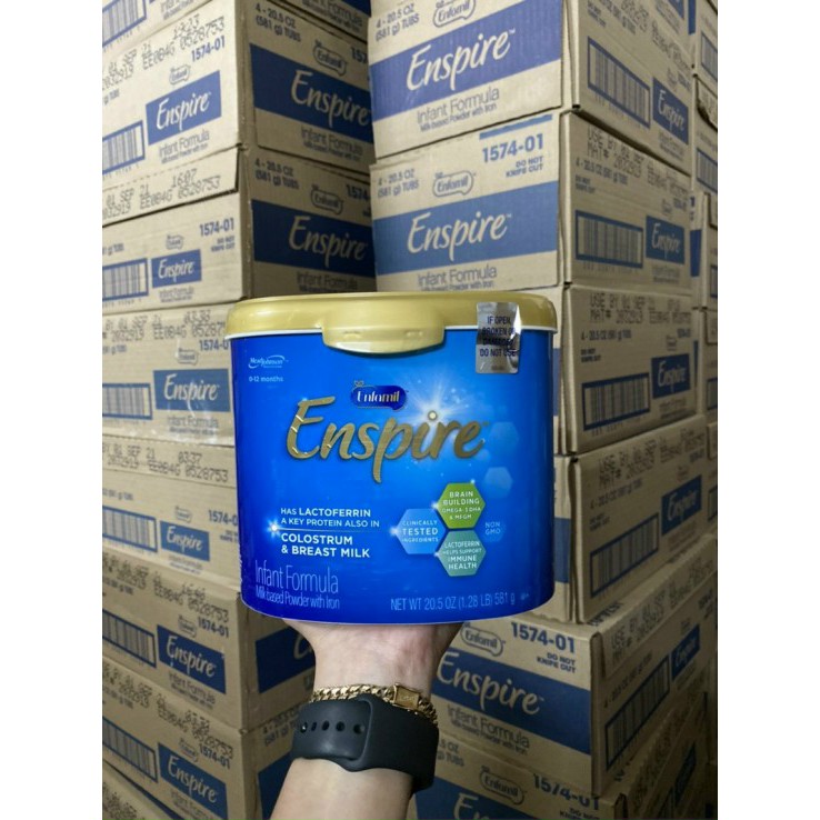 Sữa bột Enfamil Enspire Infant Formula hộp nhựa 581g - Mỹ