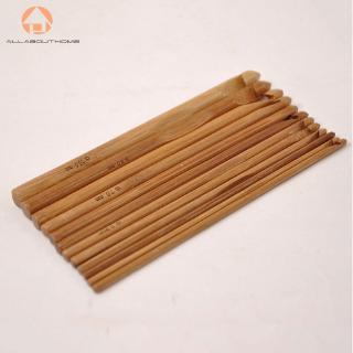 Bộ 12 que đan móc len bằng tre