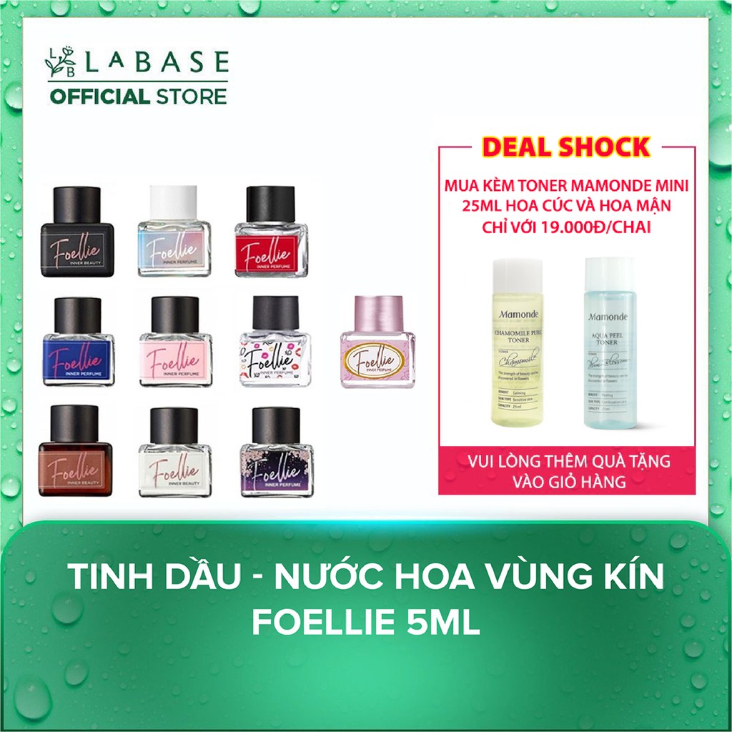 Tinh dầu - nước hoa vùng kín Foellie, hương hoa hồng 5ml