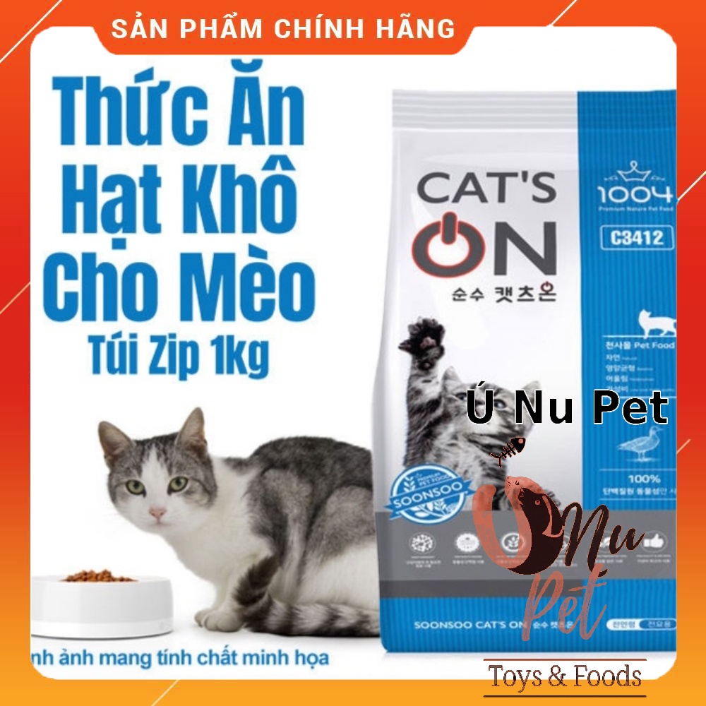 [Phân phối chính hãng] Thức ăn hạt khô cho mèo Cat's On 500gam/1kg