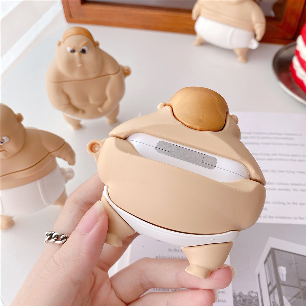 SUMO Vỏ Đựng Bảo Vệ Hộp Sạc Tai Nghe Airpods 1 / 2 / 3 Hình Ngộ Nghĩnh