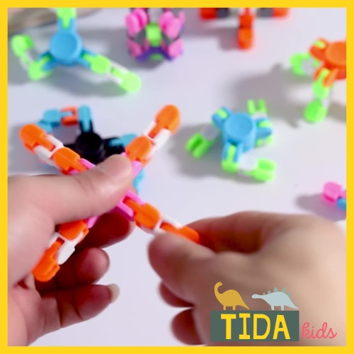 Con Quay Đồ Chơi Spinner Robot Biến Hình Thông Minh ⚡️ HOT TREND ⚡️ 3, 4 Cạnh Fidget Spinner DIY Toy TiDa Kids Shop