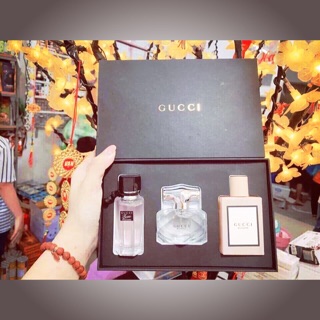 Set nước hoa gucci 3 chai