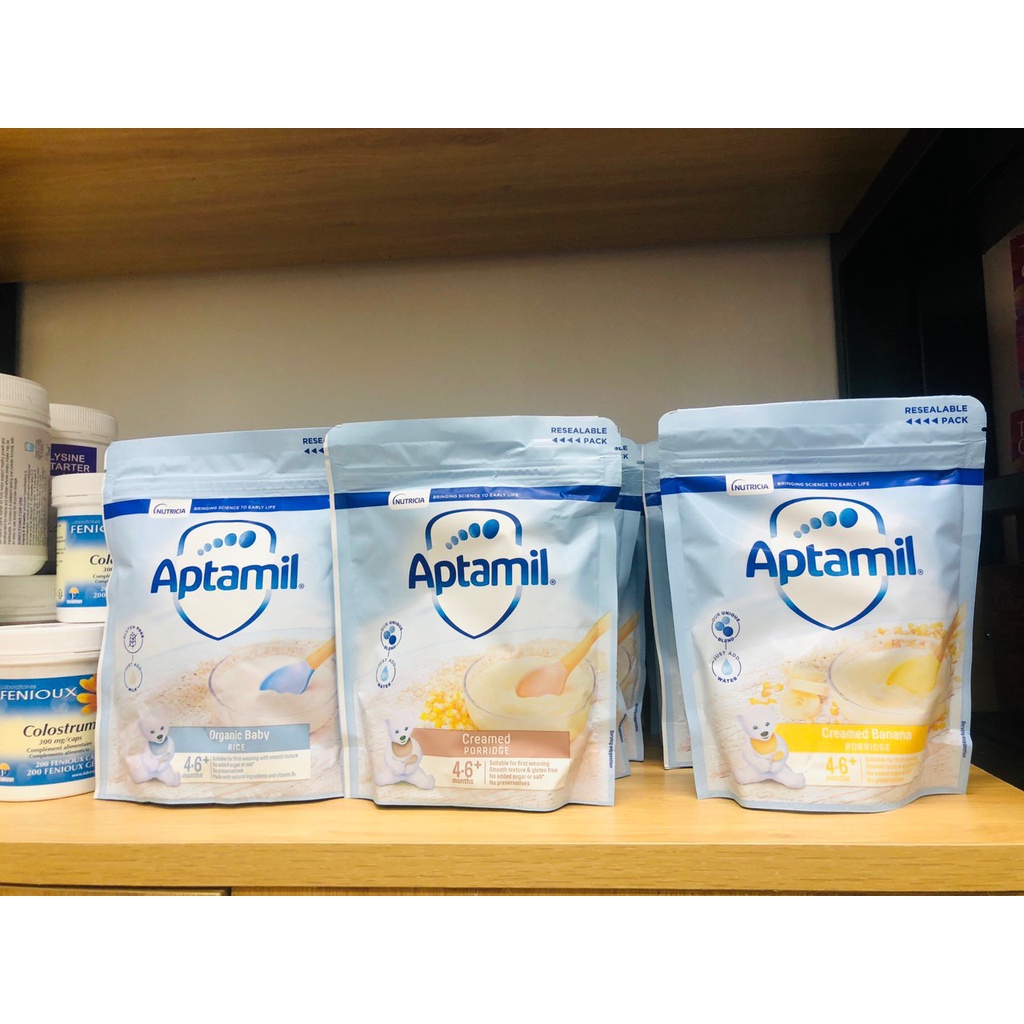 Bột Ăn Dặm Aptamil Cho Bé Từ 4 Tháng Trở Lên