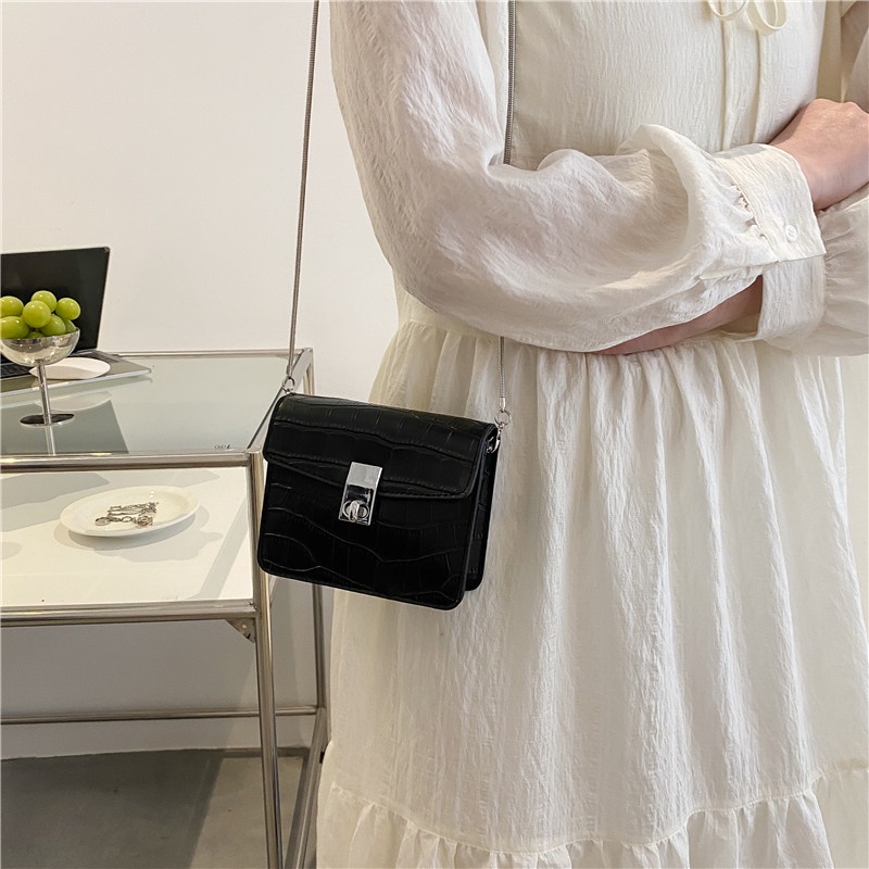 Túi Đeo Chéo Vai Màu Trơn Thời Trang Hàn Quốc 2022