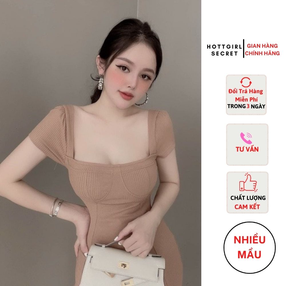 Váy body sexy cao cấp,thiết kế cut ngực kiêu sa,mầu sắc sang trọng,chất liệu len tăm cao cấp,mặc lên thon gọn quá thể !