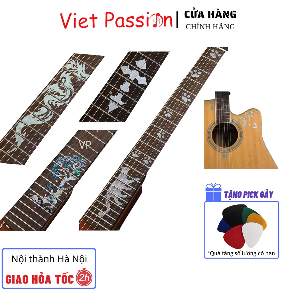 Sticker Miếng dán trang trí cần đàn guitar nhiều mẫu Viet Passion