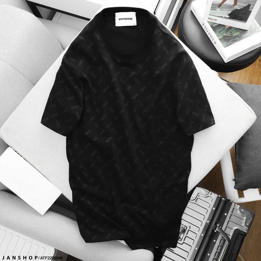 Áo Thun In Logo Chìm Với 3 Gam Màu Trắng Đen Be Dành Cho Các Bạn Nam Thích Sự Đơn Giản Nhưng Không Đơn Điệu