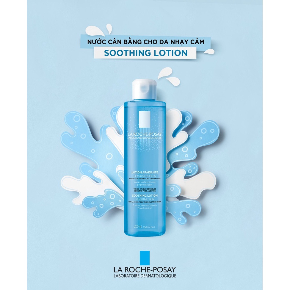 Nước cân bằng La Roche-Posay Soothing Lotion Sensitive Skin 200ml dành cho da nhạy cảm