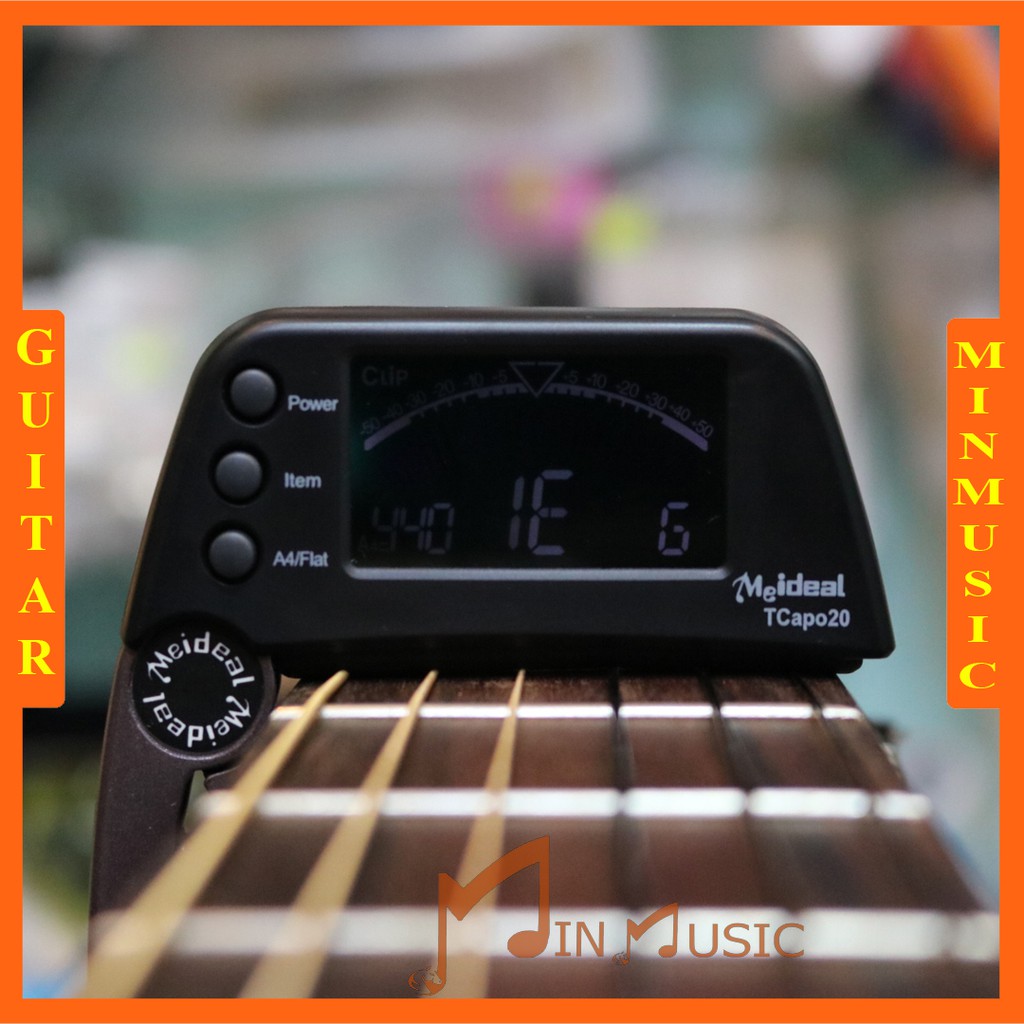 Capo Guitar Kết Hợp Tuner Lên Dây