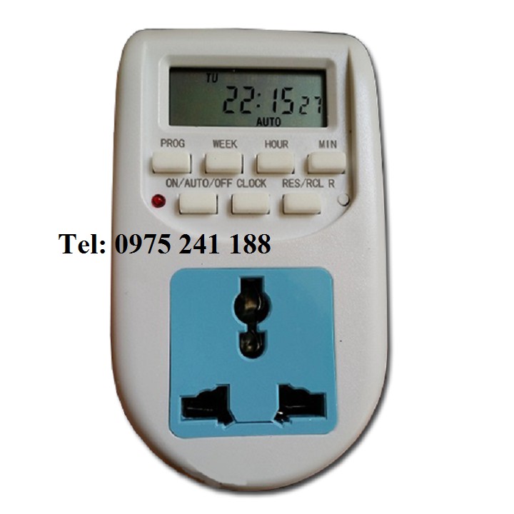 Ổ cắm hẹn giờ điện tử AL-06 công suất 2000W