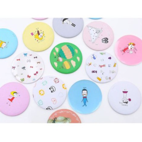 Lẻ 1 Gương mini cầm tay Hàn Quốc dễ thương - Gương Mini Bỏ Túi