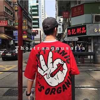 Áo thun tay lỡ form rộng unisex - Áo phông tay lỡ form rộng unisex Don't Panic