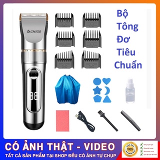 Tông Đơ Cắt Tóc Chuyên Nghiệp Cho Người Lớn Trẻ Em CHIGO [ Hàng Nội Địa Chính Hãng ]