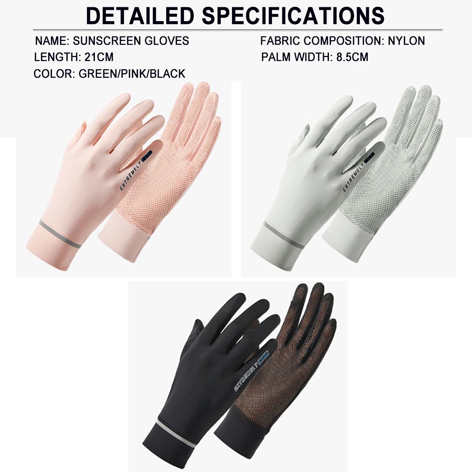 GTUBIKE Găng tay hở hai ngón bằng silicon chống nắng UPF50+ chống tia UV thoáng khí cho nam nữ chạy xe đạp/ thể thao