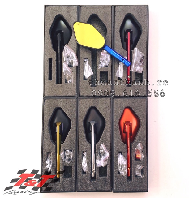 Kính Chiếu Hậu Rizoma Elisse-Có Bộn Ron Chế Xoay 360