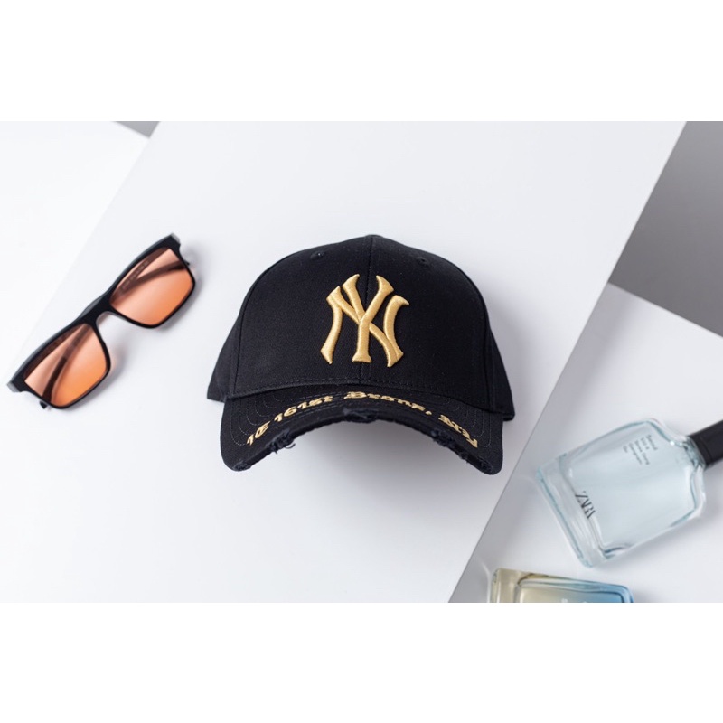 Nón baseball MLB nam nữ đều đội được, logo thêu nổi sắc nét, quai cài chỉnh size thoải mái