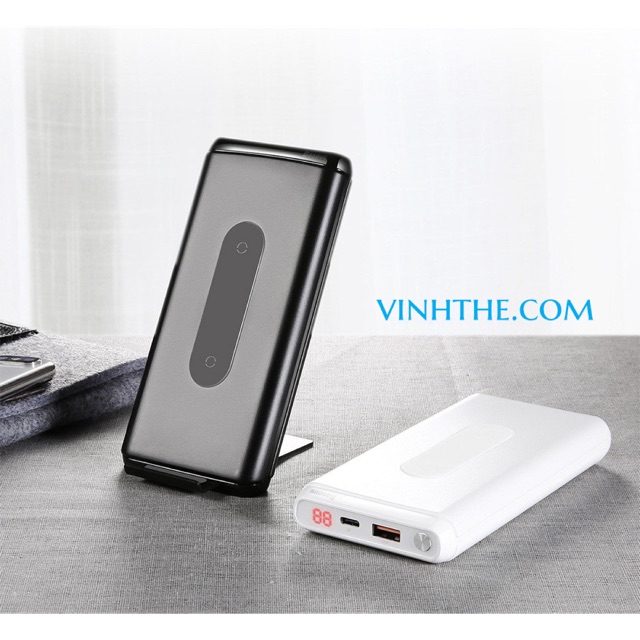 Sạc dự phòng không dây cao cấp Baseus 10000mah