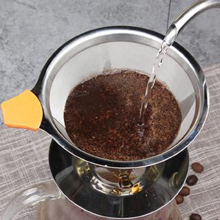 Stainless Steel Coffee Dripper Coffee Drip Filter Cup Pour Over Coffee Maker