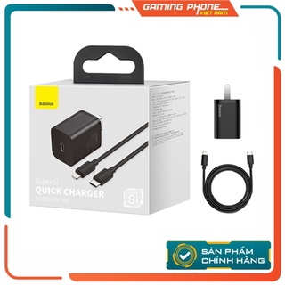 Bộ sạc nhanh 20w baseus super si quick charger 1c 20w sets