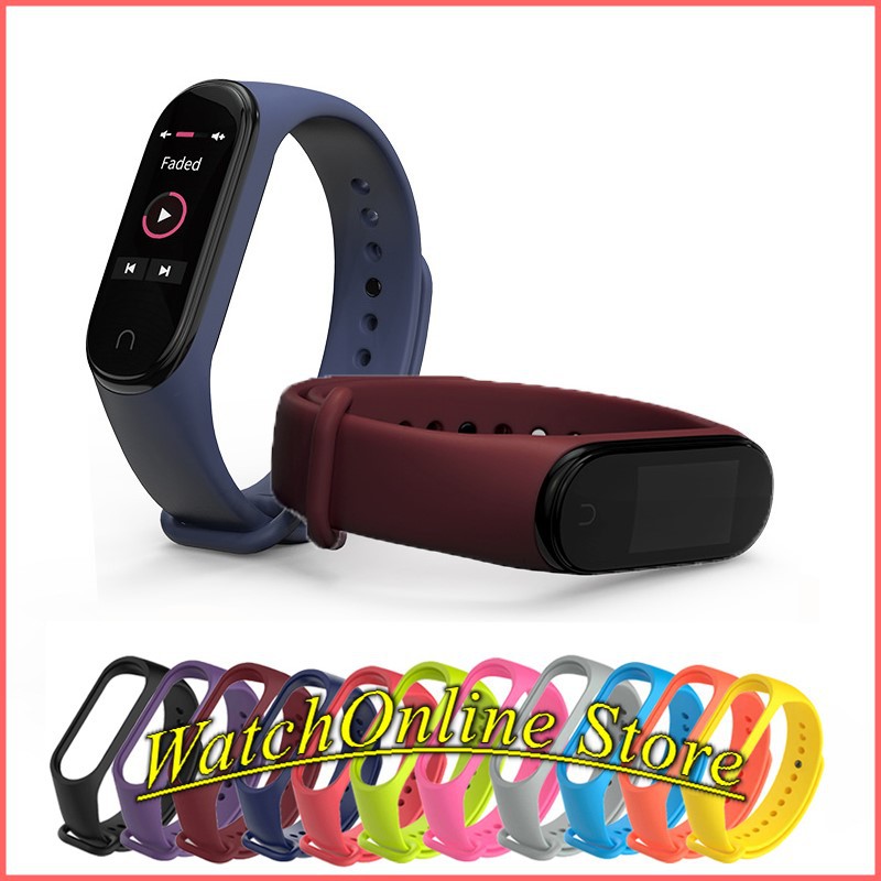 [Miband 3/4] Dây đeo silicon cao cấp Mijobs dành cho Xiaomi miband 3/4