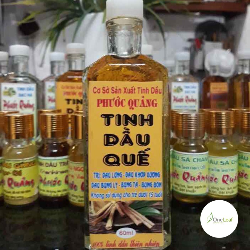 Tinh dầu quế =- xả nguyên chất Phước Quảng 60ml