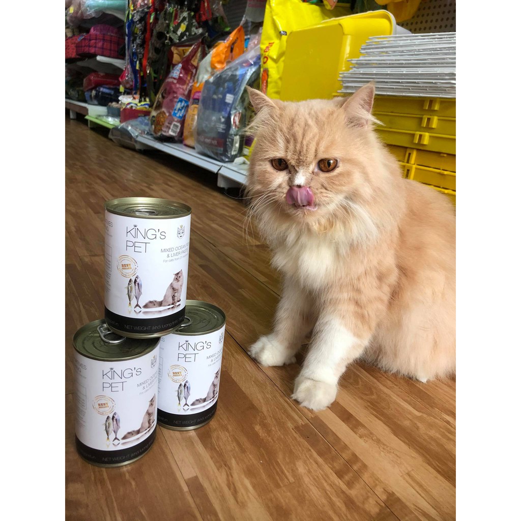 PATE KING PET CHO CHÓ MÈO NHIỀU VỊ - 380G