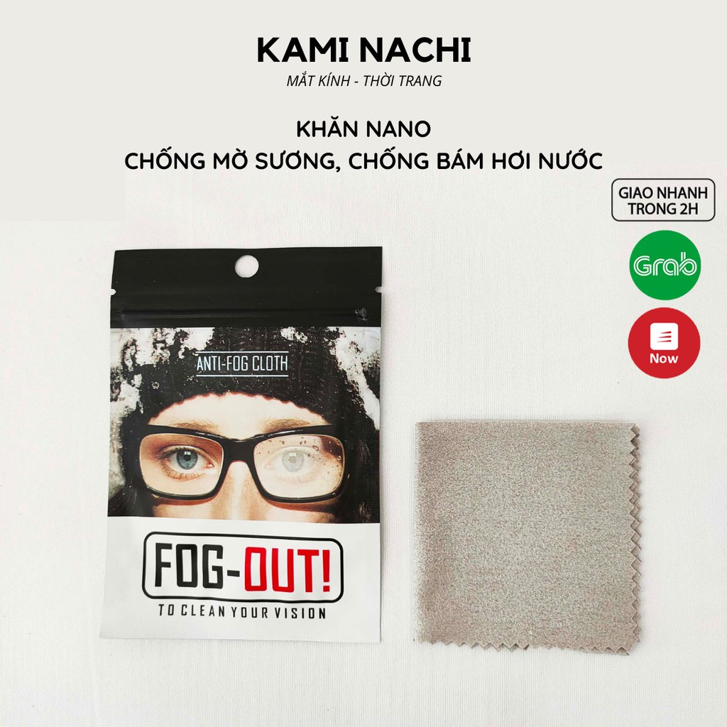 Khăn lau kính nano Chống bám hơi nước sương mù, đeo khẩu trang, chống vân tay hàng loại 1 KAMI NACHI