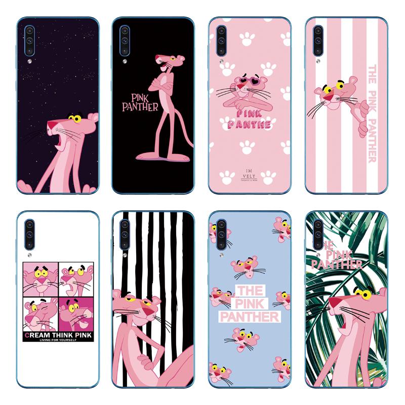 Ốp Điện Thoại TPU Dẻo In Hình Báo Hồng Cho Samsung Galaxy A50S A30S A20S A10S