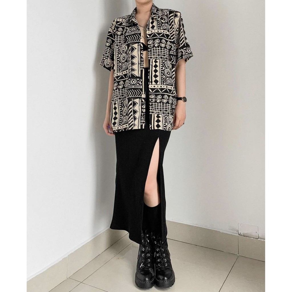 Chân váy thun xẻ tà Aspirin | BigBuy360 - bigbuy360.vn