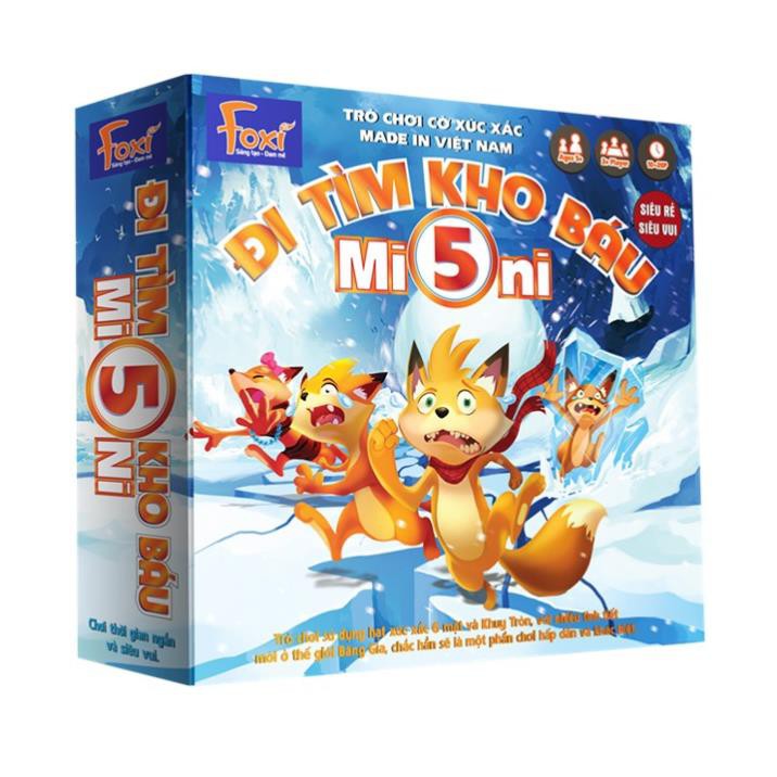 Board game-Đi tìm kho báu mini 5 Foxi-trò chơi chiến thuật-hài hước-siêu lầy-bổ ích và lý thú